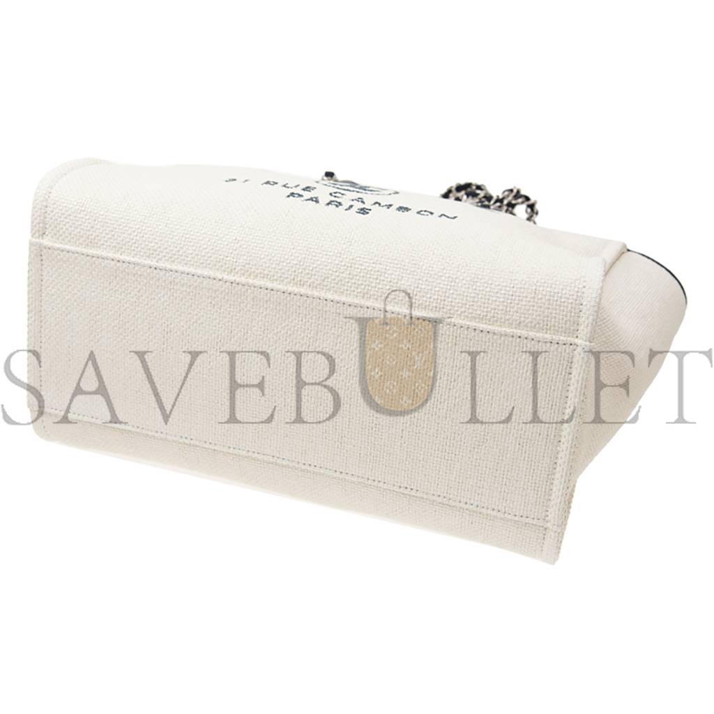 Ch*el deauville large tote gold hardware   a66941 (30*50*22cm)