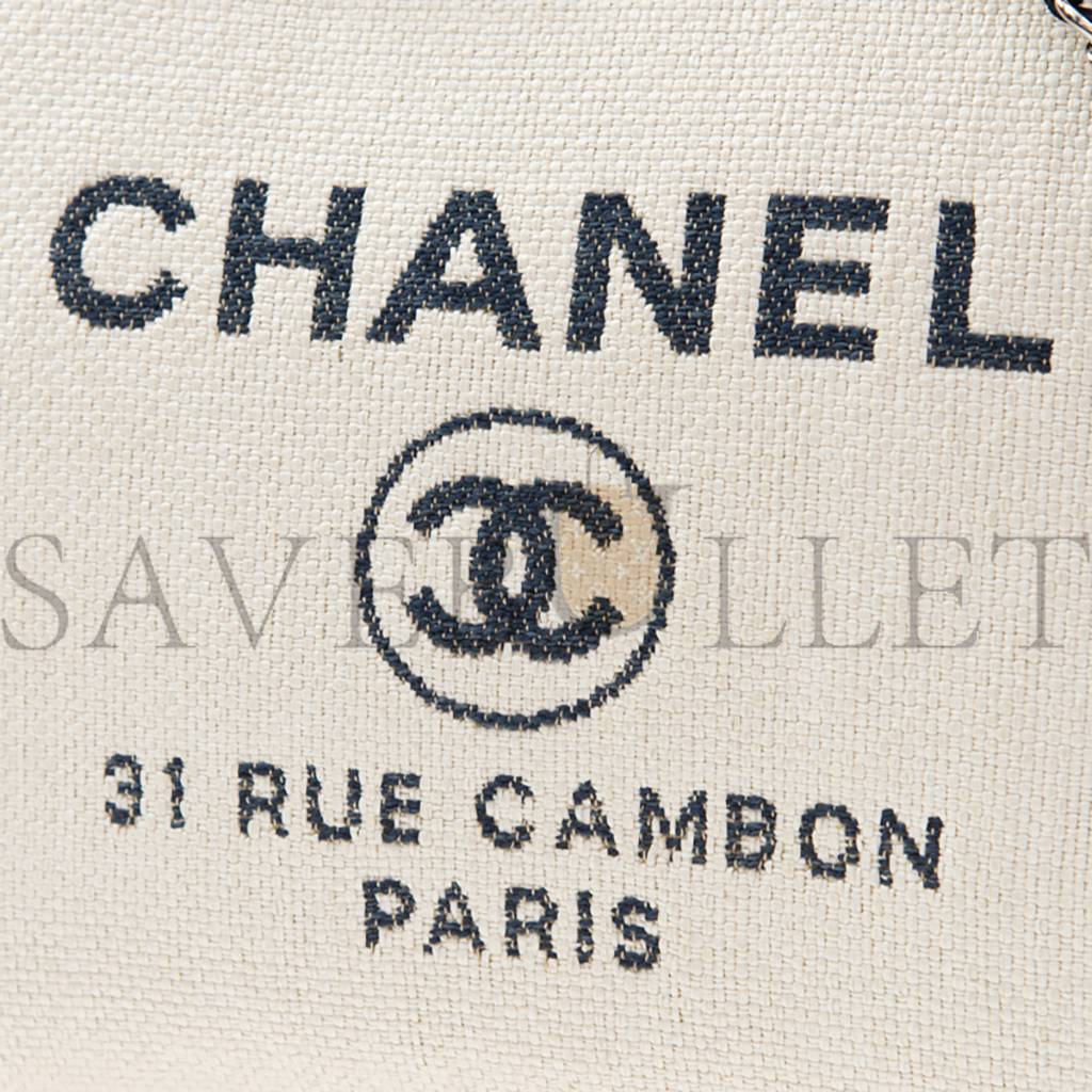 Ch*el deauville large tote gold hardware   a66941 (30*50*22cm)