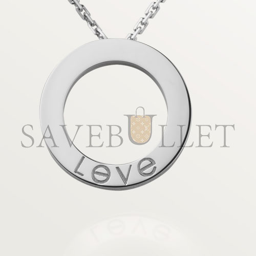 CARTIER LOVE NECKLACE, 3 DIAMONDS B7014600