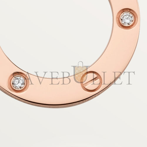 CARTIER LOVE NECKLACE, 3 DIAMONDS B7014700
