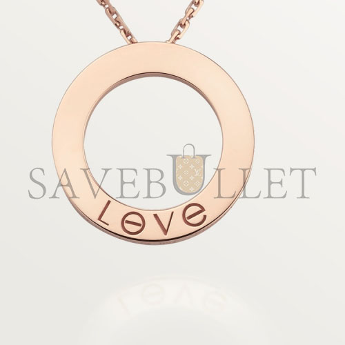 CARTIER LOVE NECKLACE, 3 DIAMONDS B7014700