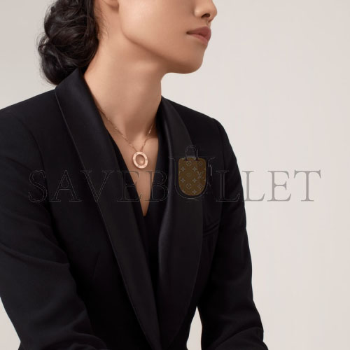 CARTIER LOVE NECKLACE, 3 DIAMONDS B7014700