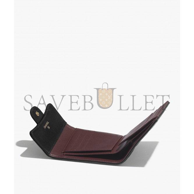 Ch*el classic small flap wallet gold hardware  ap0231 y01295 c3906 （10.5cm*11.5cm*3cm）