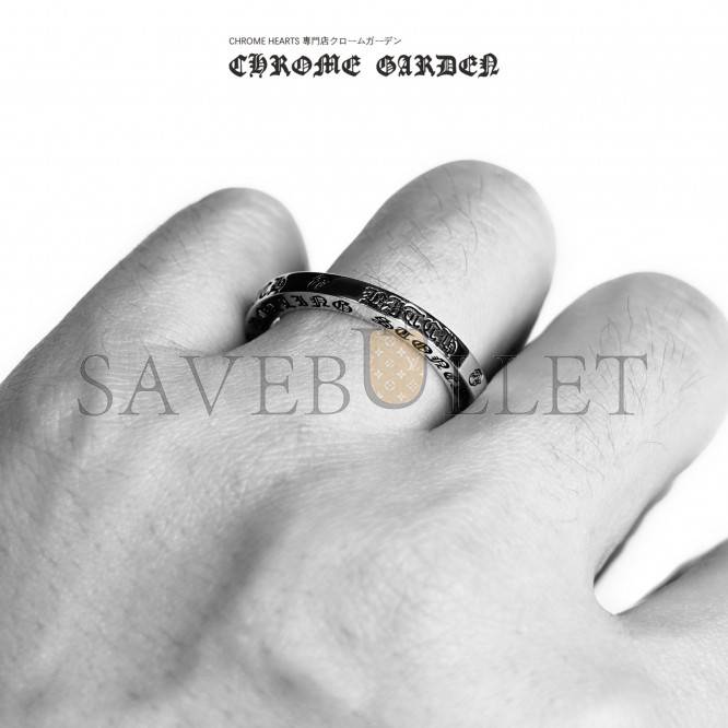 CHR*ME HE*RTS 3MM THE ROLLING STONES B*TCH SPACER RING