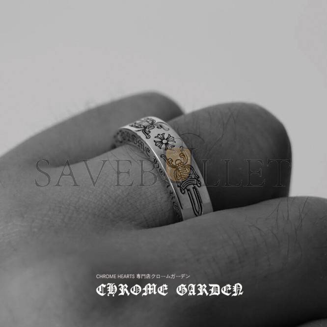 CHR*ME HE*RTS 6MM DAGGER SPACER RING