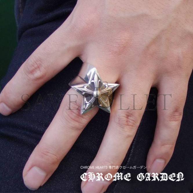 CHR*ME HE*RTS LARGE STAR RING