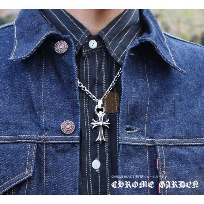 CHR*ME HE*RTS SMALL CROSS PENDANT