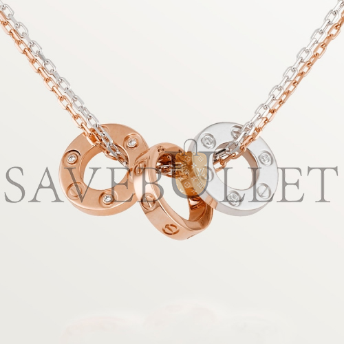 CARTIER LOVE NECKLACE, 6 DIAMONDS B7219700