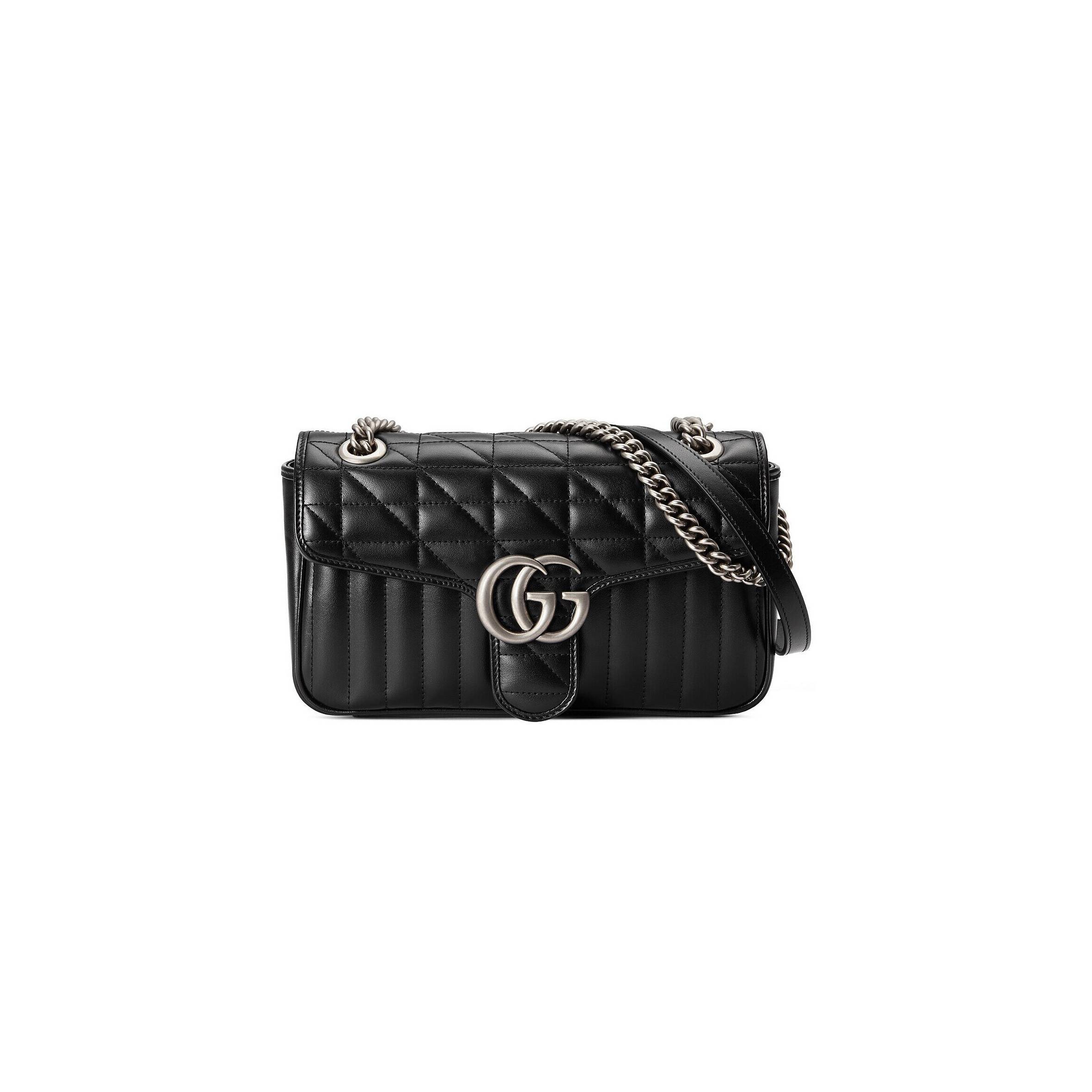 G*u*i gg marmont small shoulder bag 443497  (26*15*7cm)
