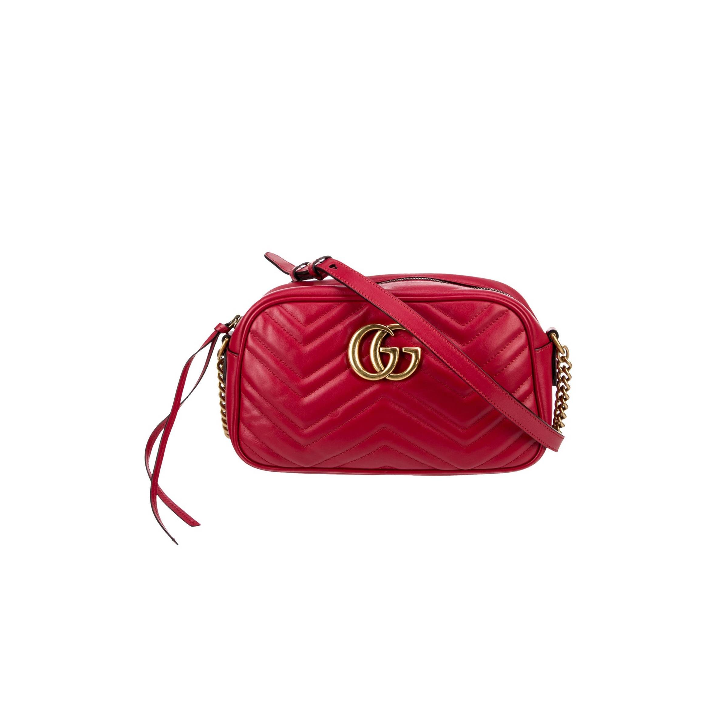 G*u*i marmont small matelassÉ shoulder bag 447632  (24*13*7cm)