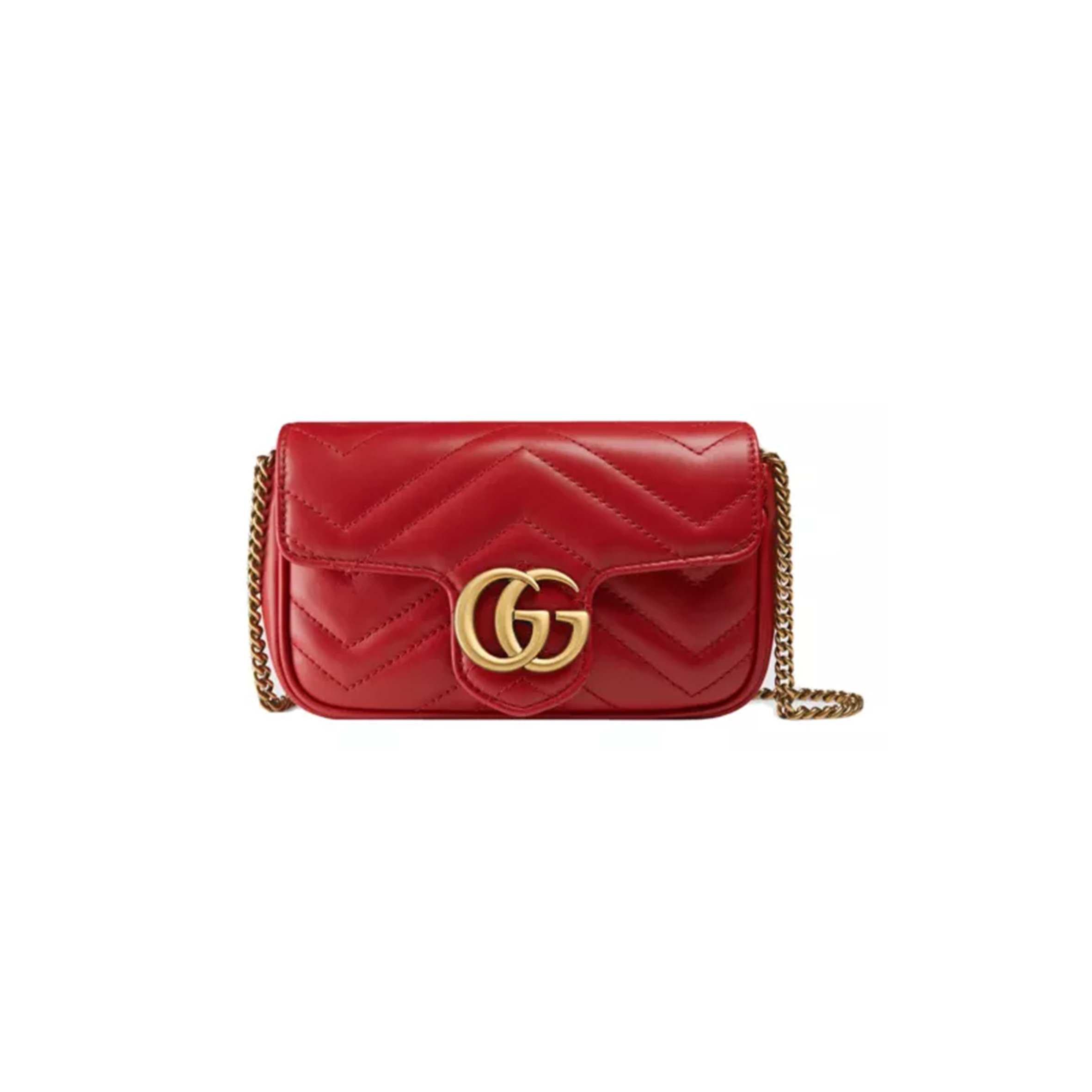 G*u*i marmont matelasse leather super mini bag 476433 (19.5*10.2*5.1cm)