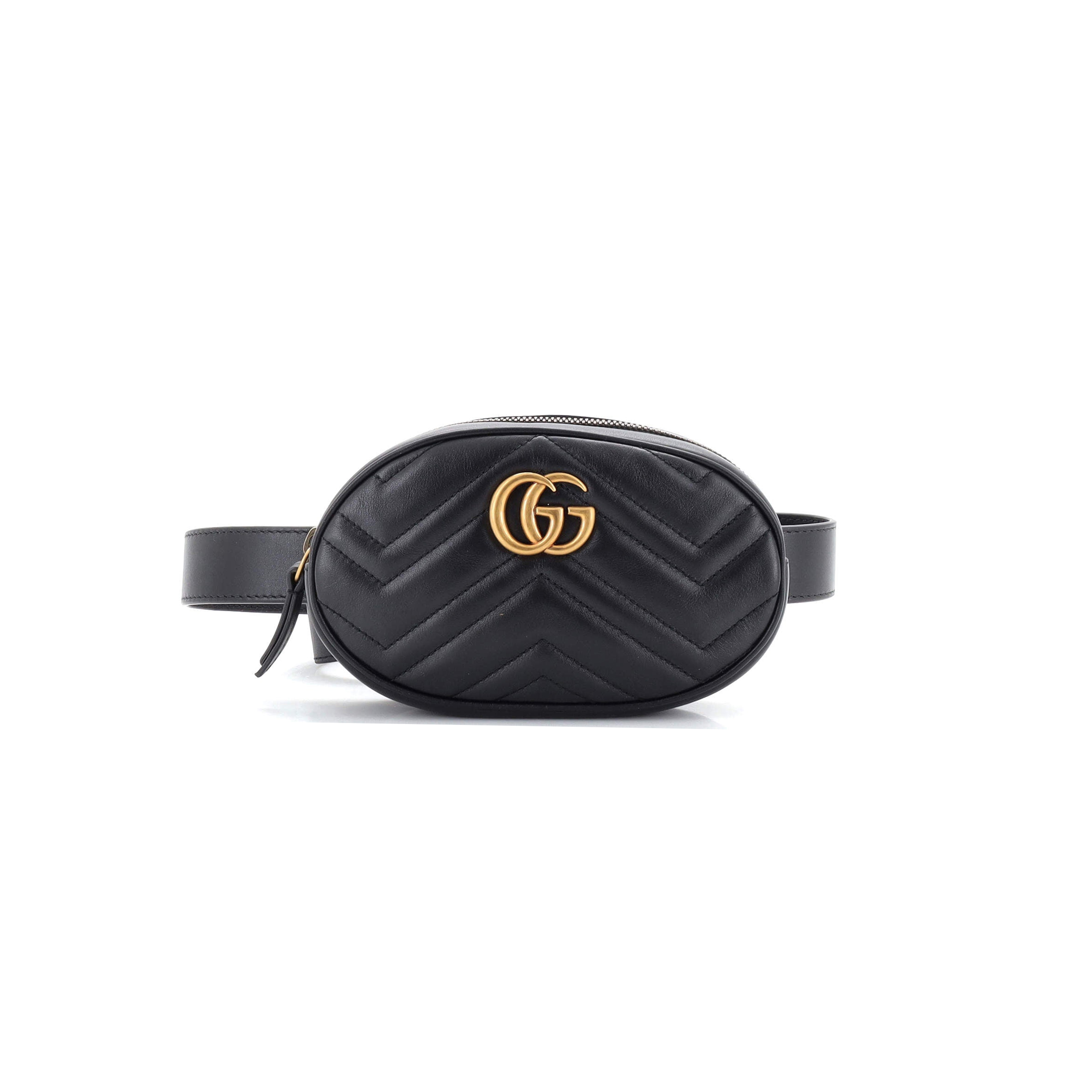 G*u*i marmont quilted leather belt bag 476434  (18*11*5cm)