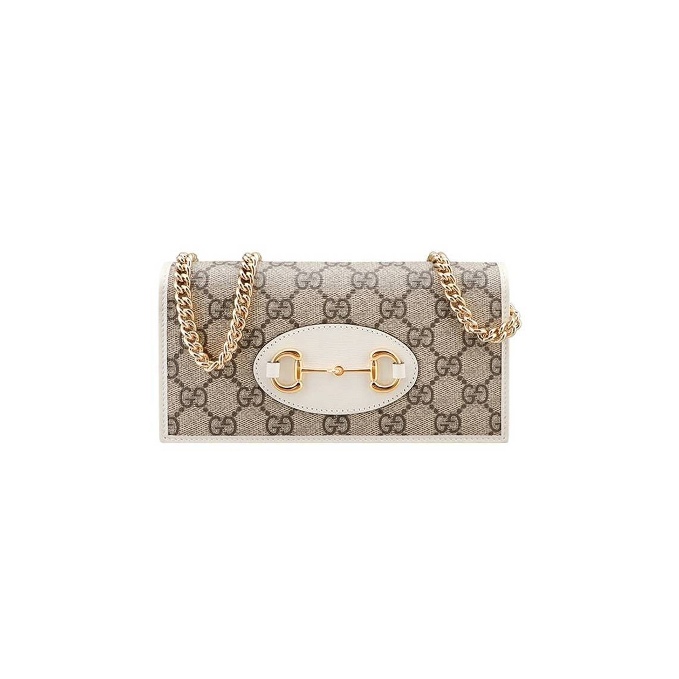 G*u*i horsebit 1955 wallet with chain 621892  (21*19*2.5cm)