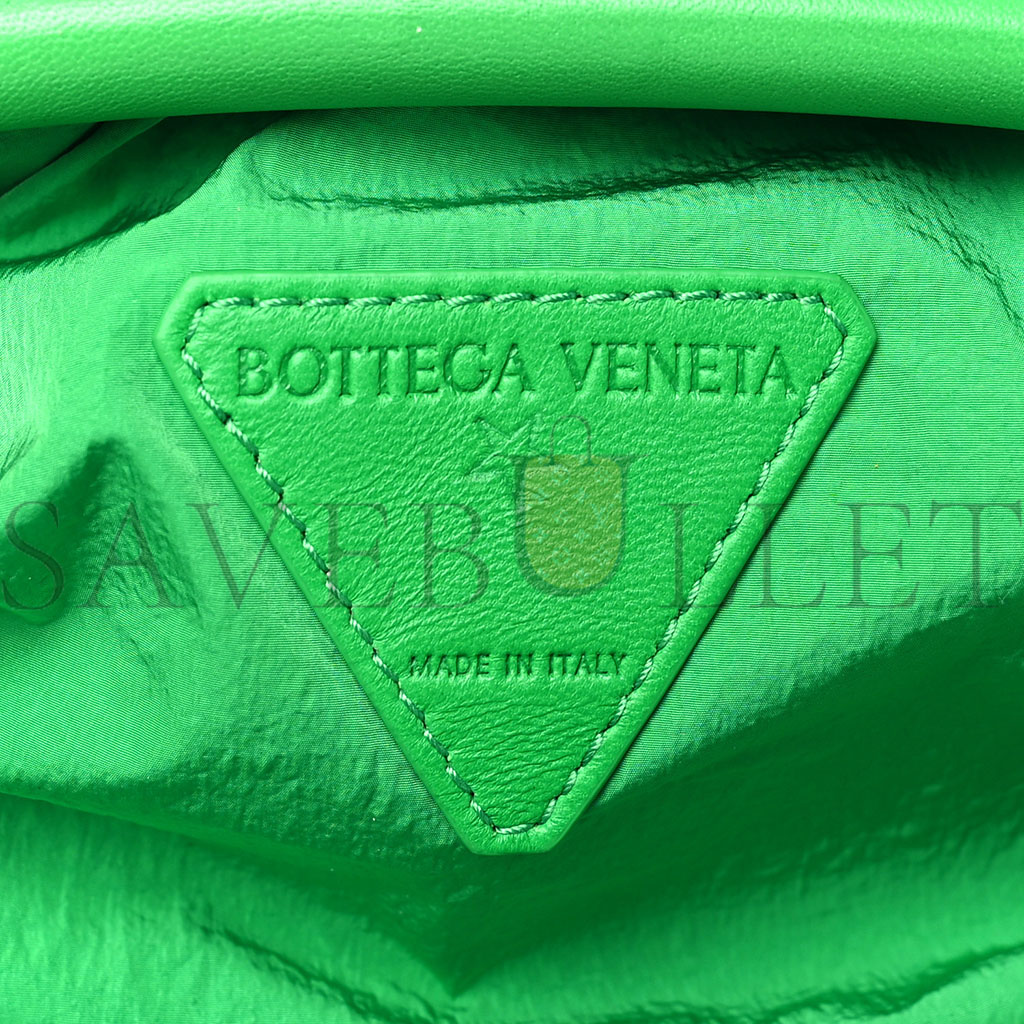 bo*te*ga Ve*ne*ta sponge fabric the pouch clutch grass (29*17*11cm)