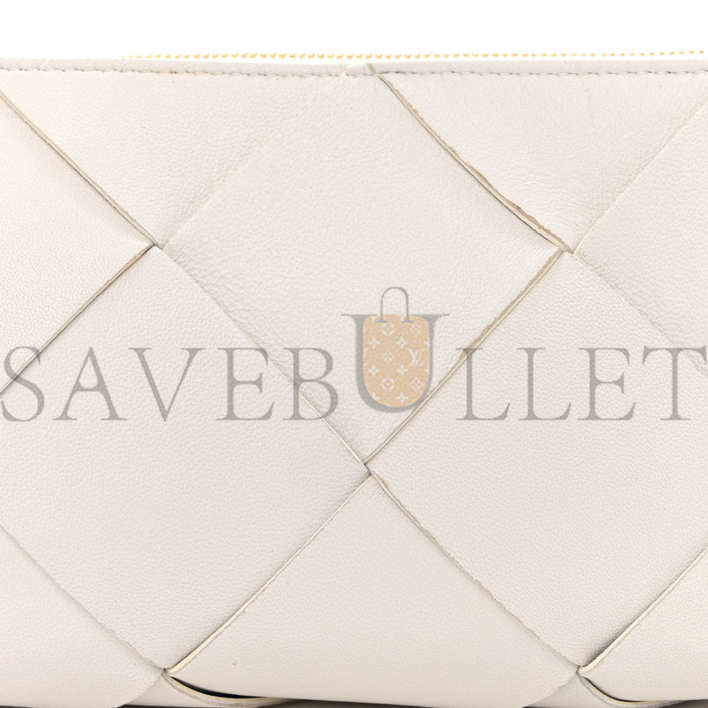 bo*te*ga Ve*ne*ta nappa maxi intreccio exploded shoulder bag chalk  (21*12*8cm)