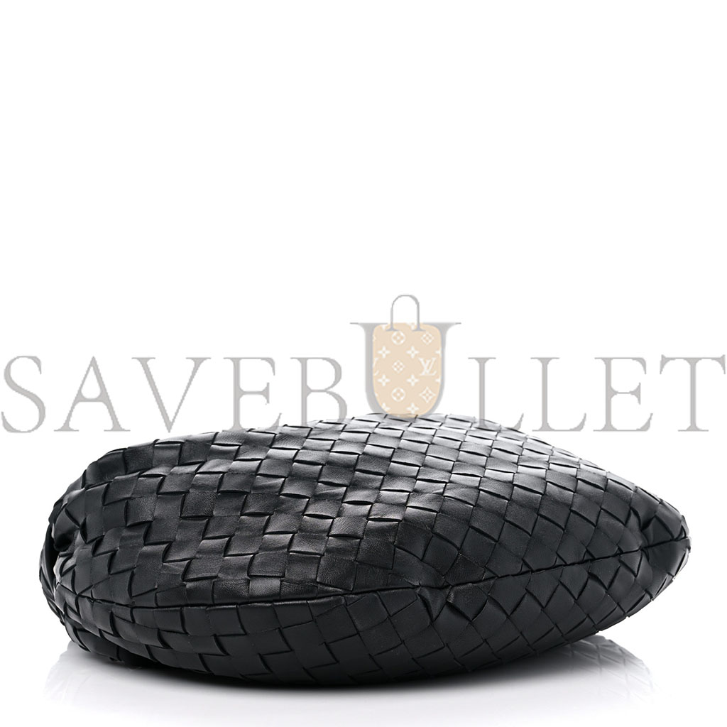 bo*te*ga Ve*ne*ta nappa intrecciato teen jodie hobo black (36*20*10cm)