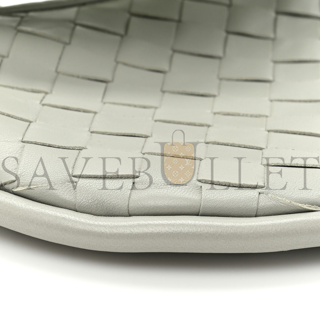 bo*te*ga Ve*ne*ta nappa intrecciato small gemelli agate grey glacier (25*18*6cm)