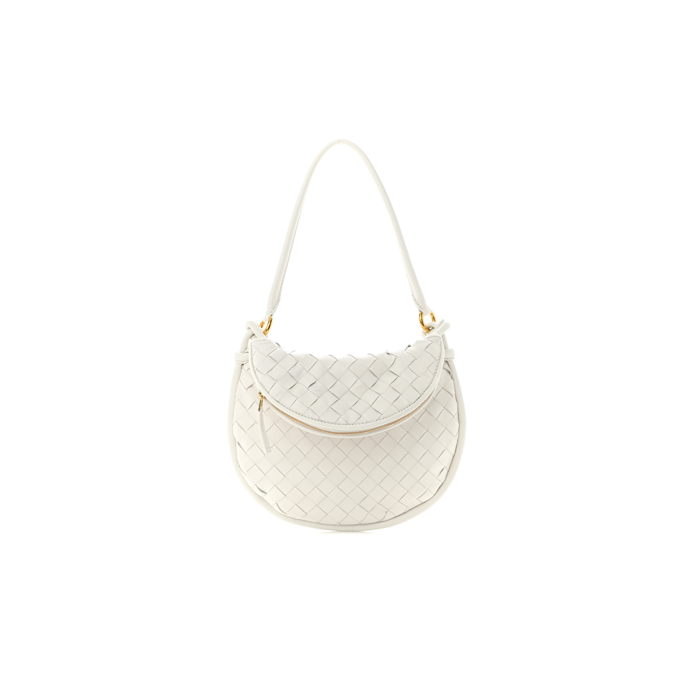 bo*te*ga Ve*ne*ta nappa intrecciato small gemelli white (27*22cm)