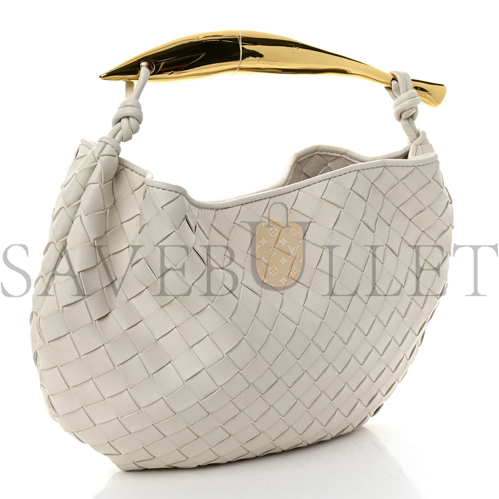 bo*te*ga Ve*ne*ta nappa intrecciato sardine bag chalk (36*23*3cm)