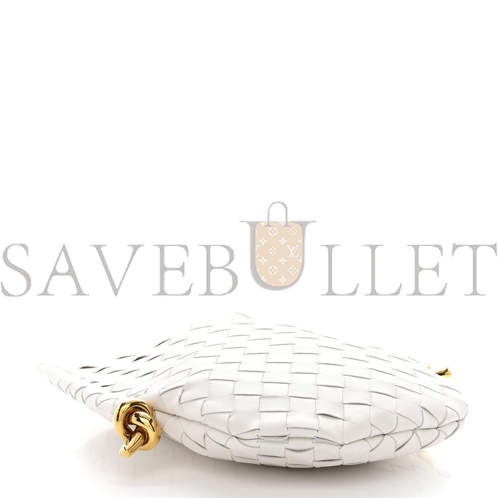 bo*te*ga Ve*ne*ta nappa intrecciato small solstice hobo white  (28*25*3cm)