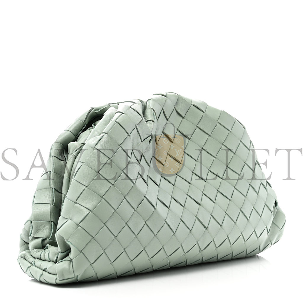 bo*te*ga Ve*ne*ta nappa intrecciato teen pouch sage  (30*18*8cm)
