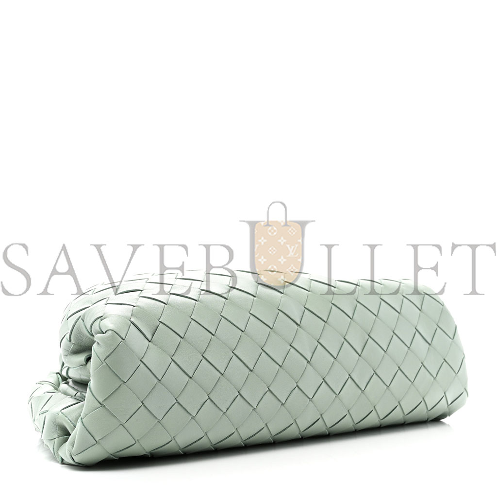 bo*te*ga Ve*ne*ta nappa intrecciato teen pouch sage  (30*18*8cm)