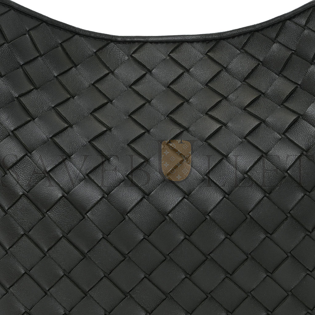 bo*te*ga Ve*ne*ta nappa intrecciato sardine bag black  (36*23*4cm)