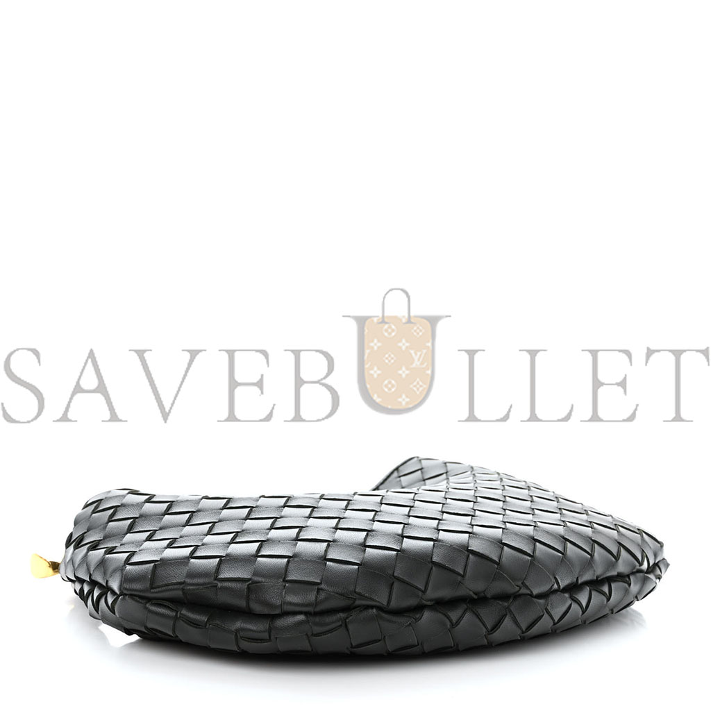 bo*te*ga Ve*ne*ta nappa intrecciato sardine bag black  (36*23*4cm)