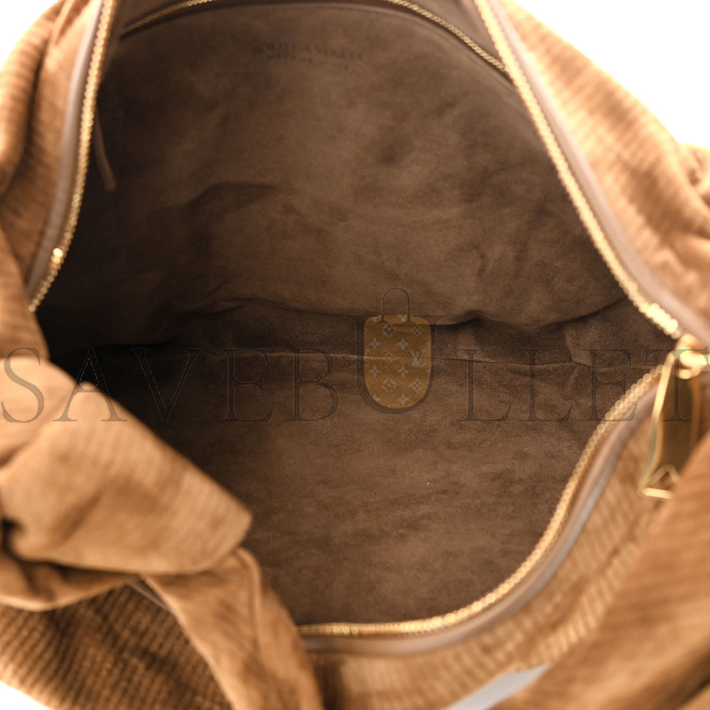 bo*te*ga Ve*ne*ta suede corduroy small jodie hobo jacobean  (49*30*8cm)