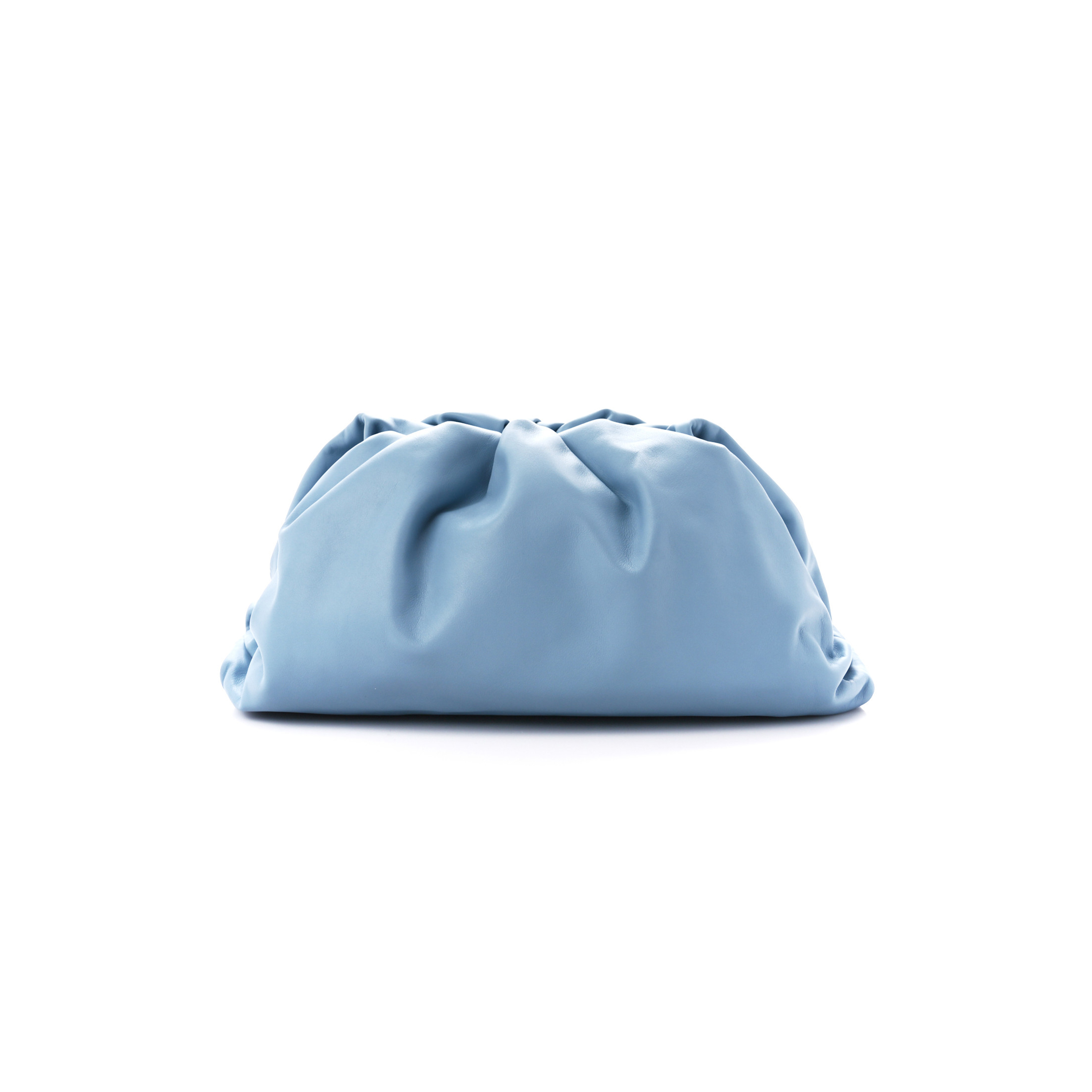 bo*te*ga Ve*ne*ta smooth butter calf the pouch oversized clutch ice  (38*19*9cm)