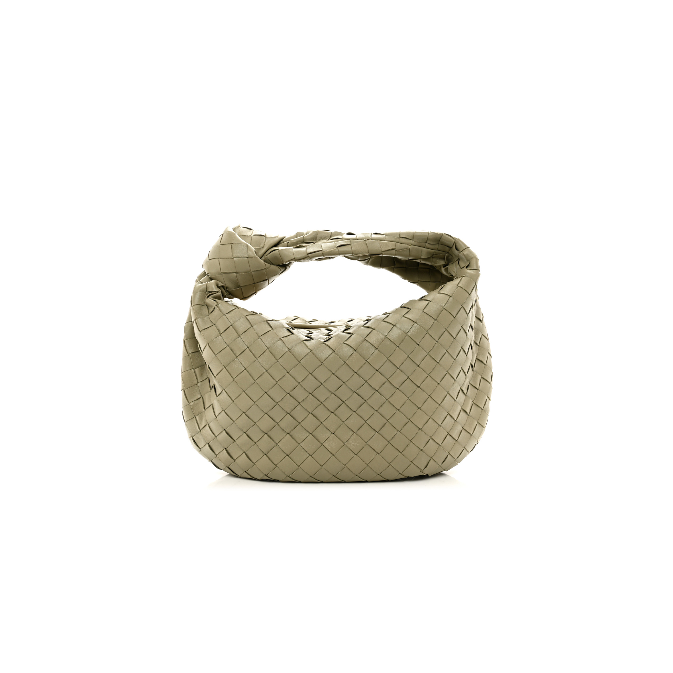 bo*te*ga Ve*ne*ta nappa intrecciato teen jodie hobo travertine (37*21cm)