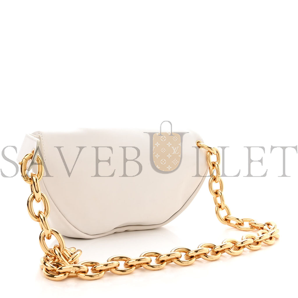 bo*te*ga Ve*ne*ta nappa the belt chain pouch chalk  (24*14*7cm)