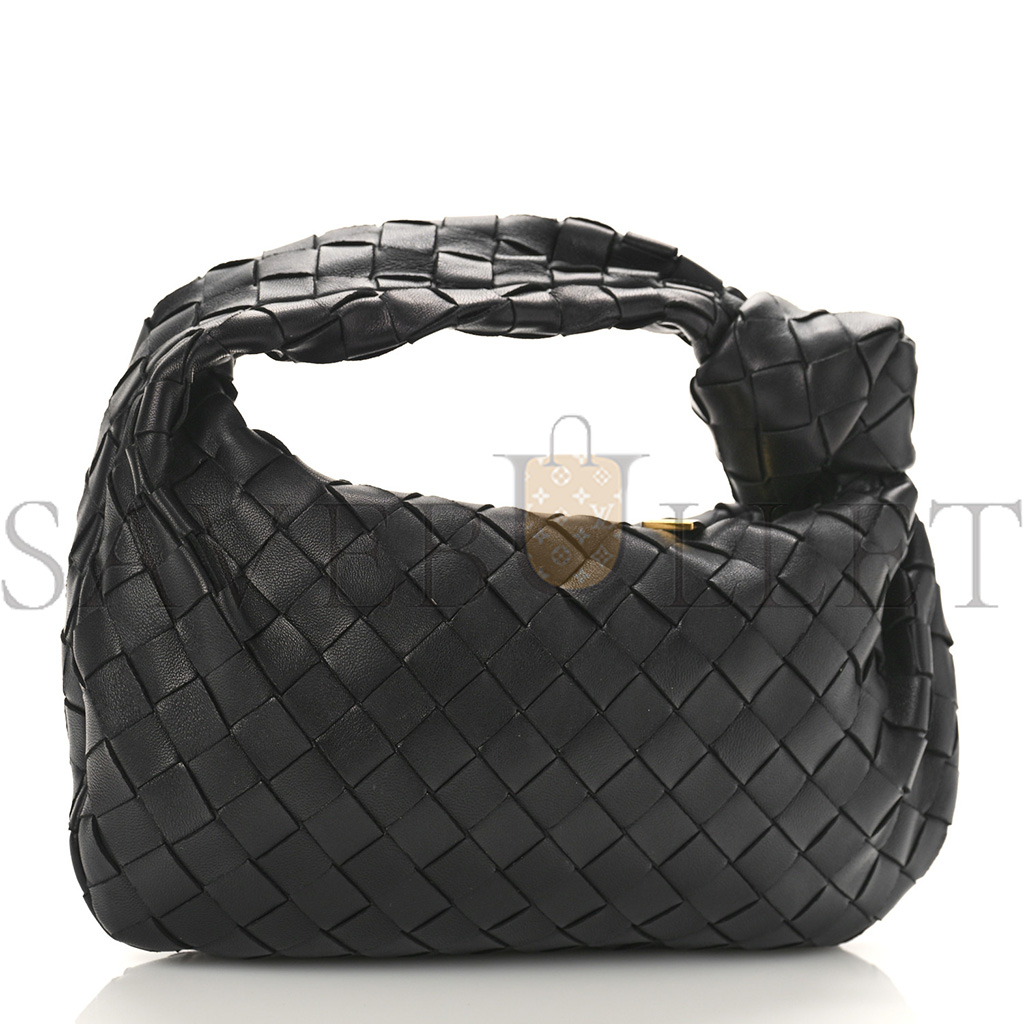 bo*te*ga Ve*ne*ta nappa intrecciato mini jodie black  (25*13*7cm)