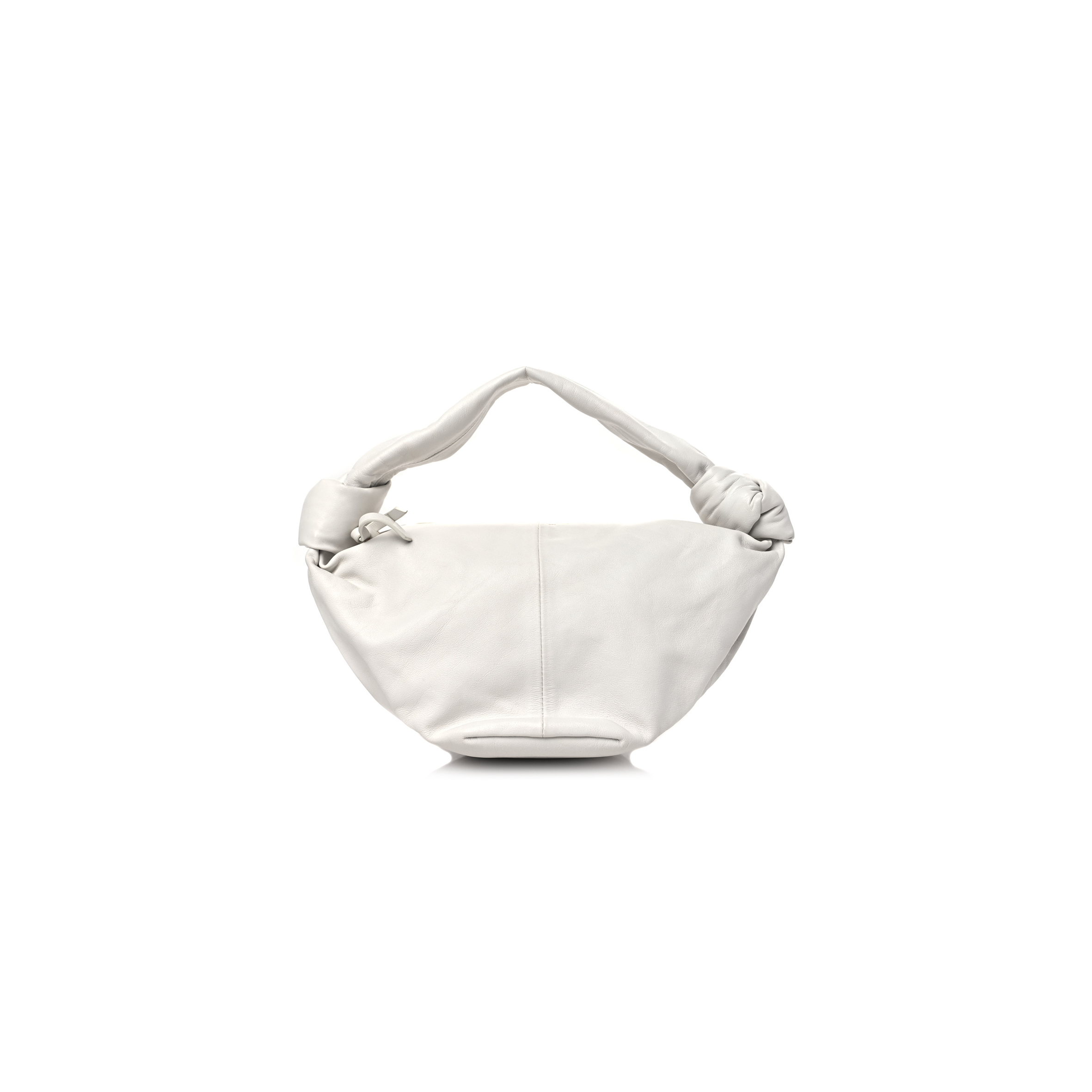 bo*te*ga Ve*ne*ta calfskin teen double knot hobo white  (25*13*12cm)