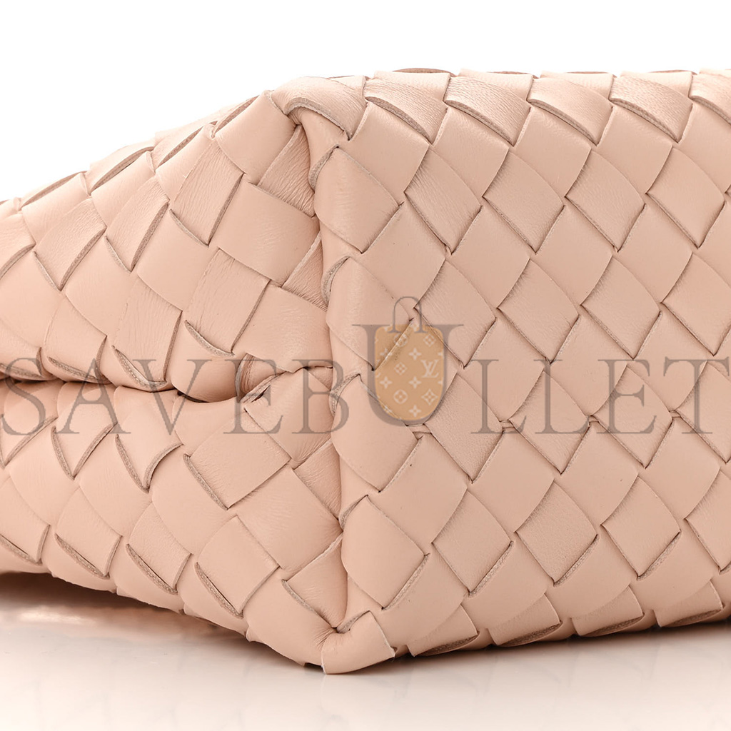 bo*te*ga Ve*ne*ta nappa intrecciato small andiamo shoulder bag nude  (25*20*10cm)