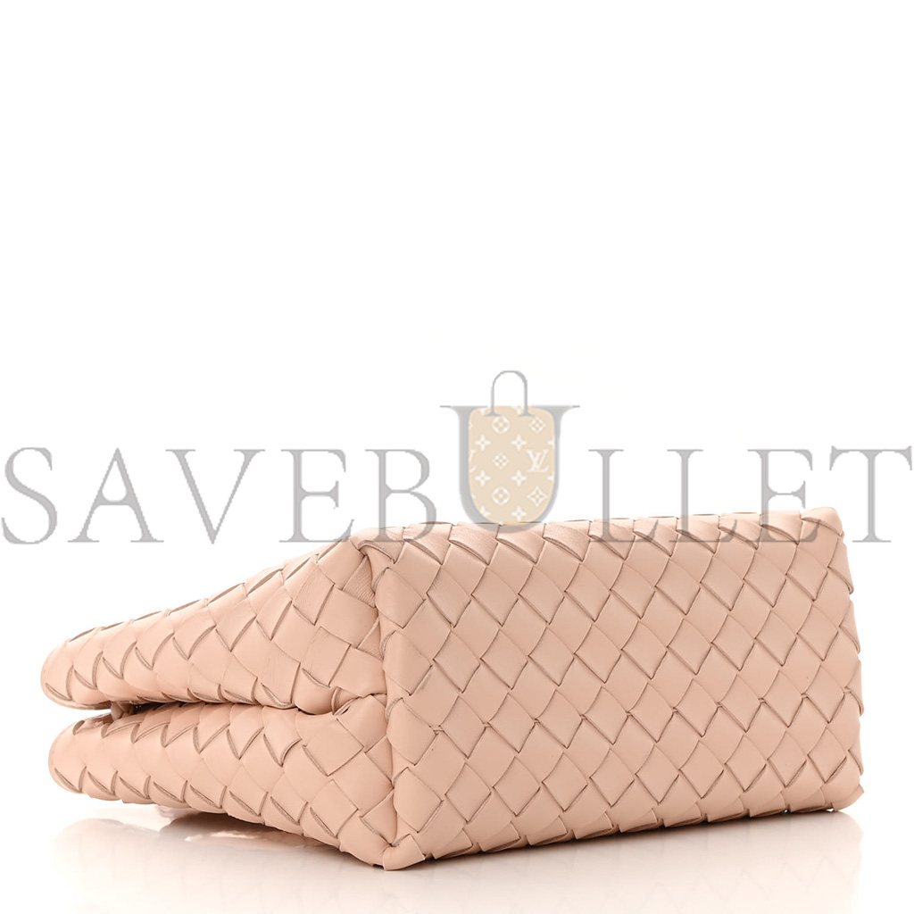 bo*te*ga Ve*ne*ta nappa intrecciato small andiamo shoulder bag nude  (25*20*10cm)