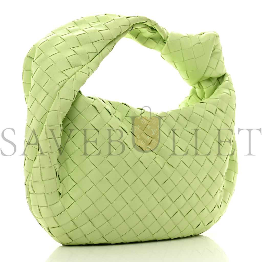 bo*te*ga Ve*ne*ta nappa intrecciato teen jodie hobo pistachio  (34*21*9cm)