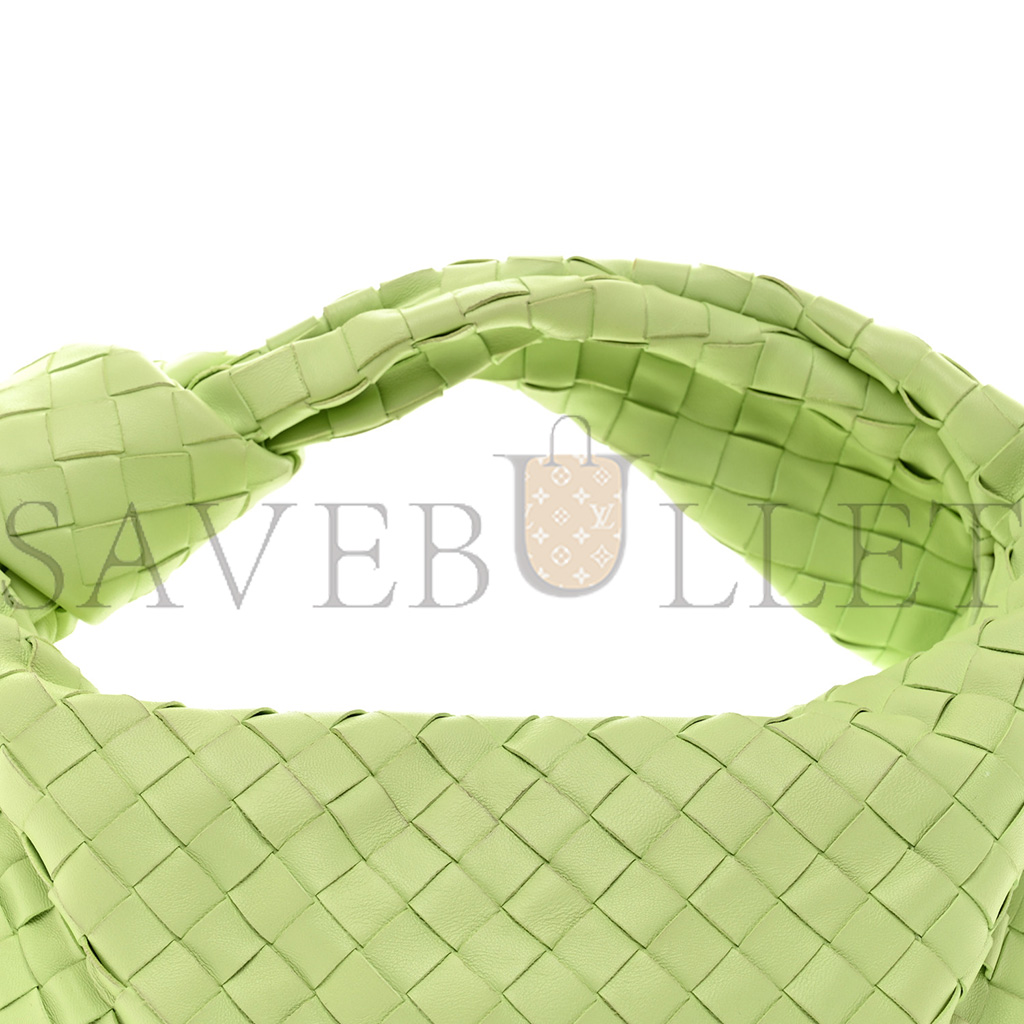bo*te*ga Ve*ne*ta nappa intrecciato teen jodie hobo pistachio  (34*21*9cm)