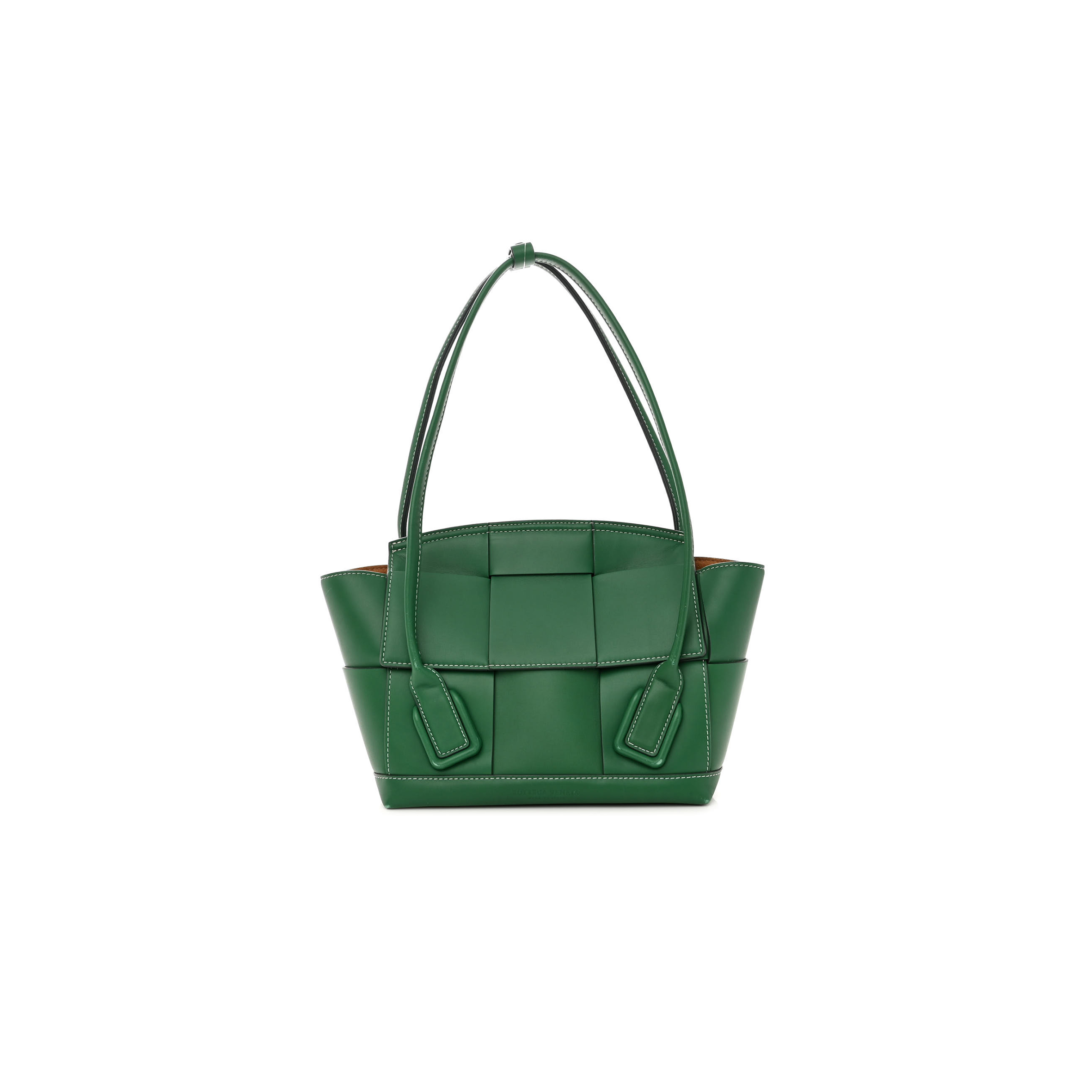 bo*te*ga Ve*ne*ta french calfskin maxi intrecciato arco 33 racing green  (22*22*9cm)