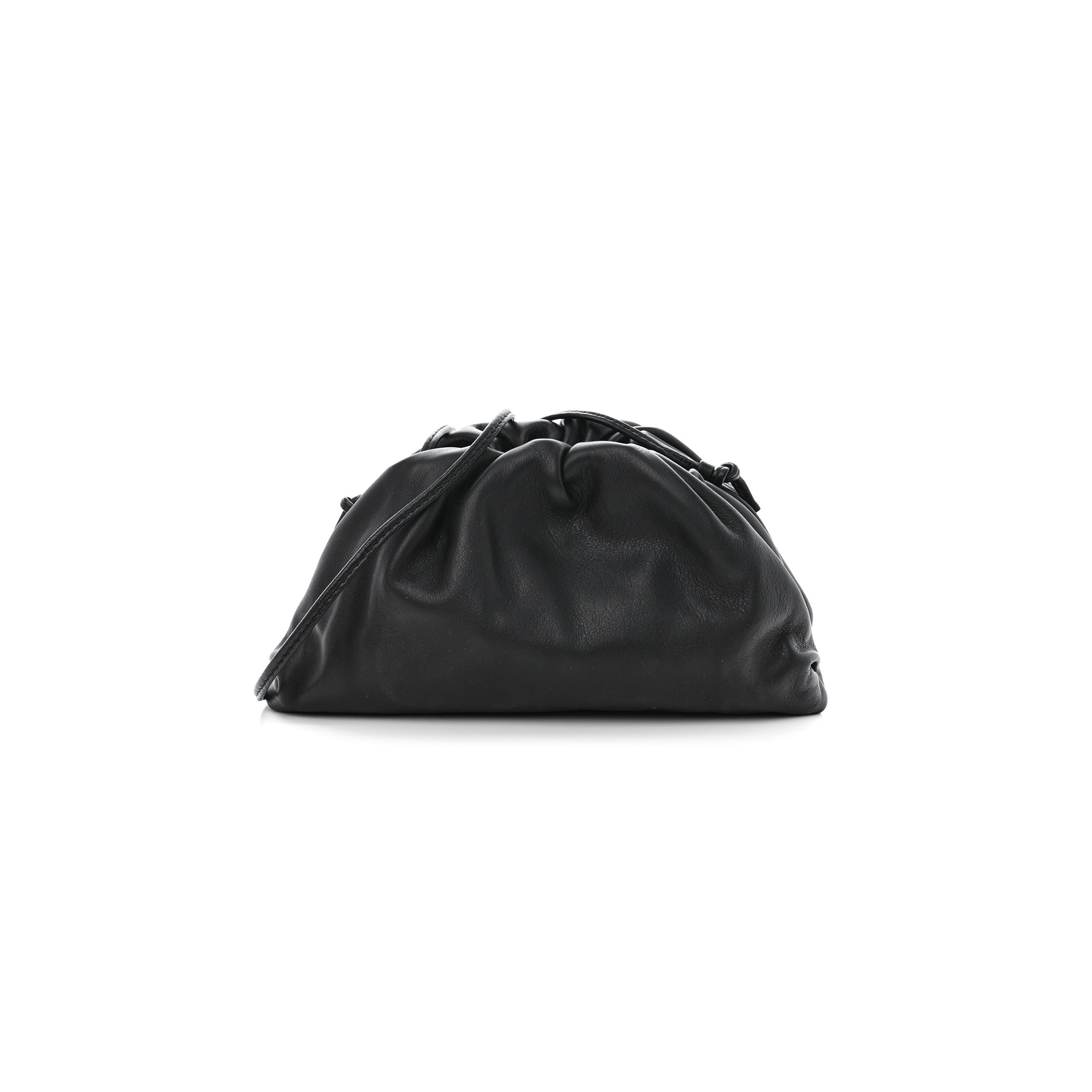 bo*te*ga Ve*ne*ta butter calfskin the mini pouch black  (22*12*5cm)