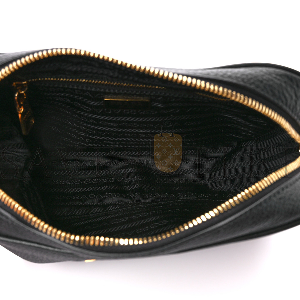 Pra*a vitello phenix camera bag black (20*15*8cm)