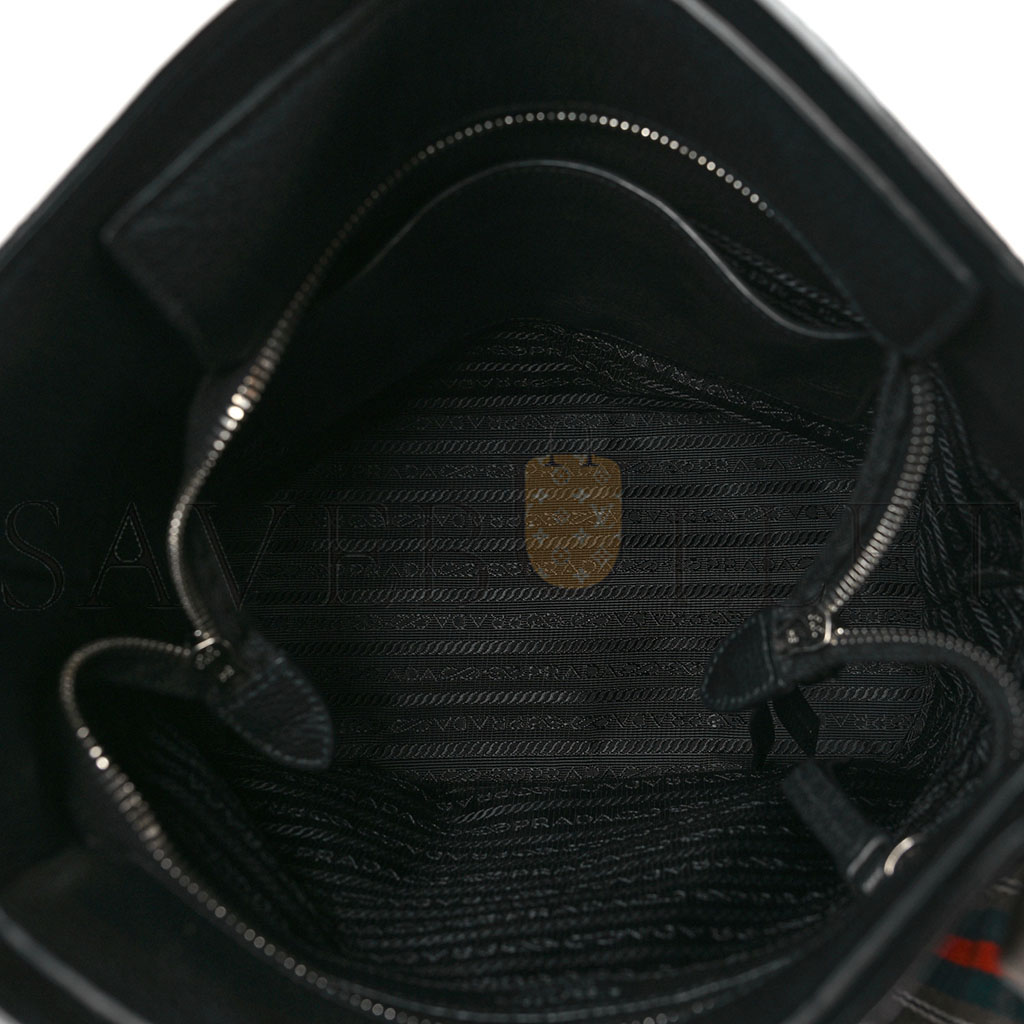 Pra*a vitello phenix logo hobo black (30*27*13cm)