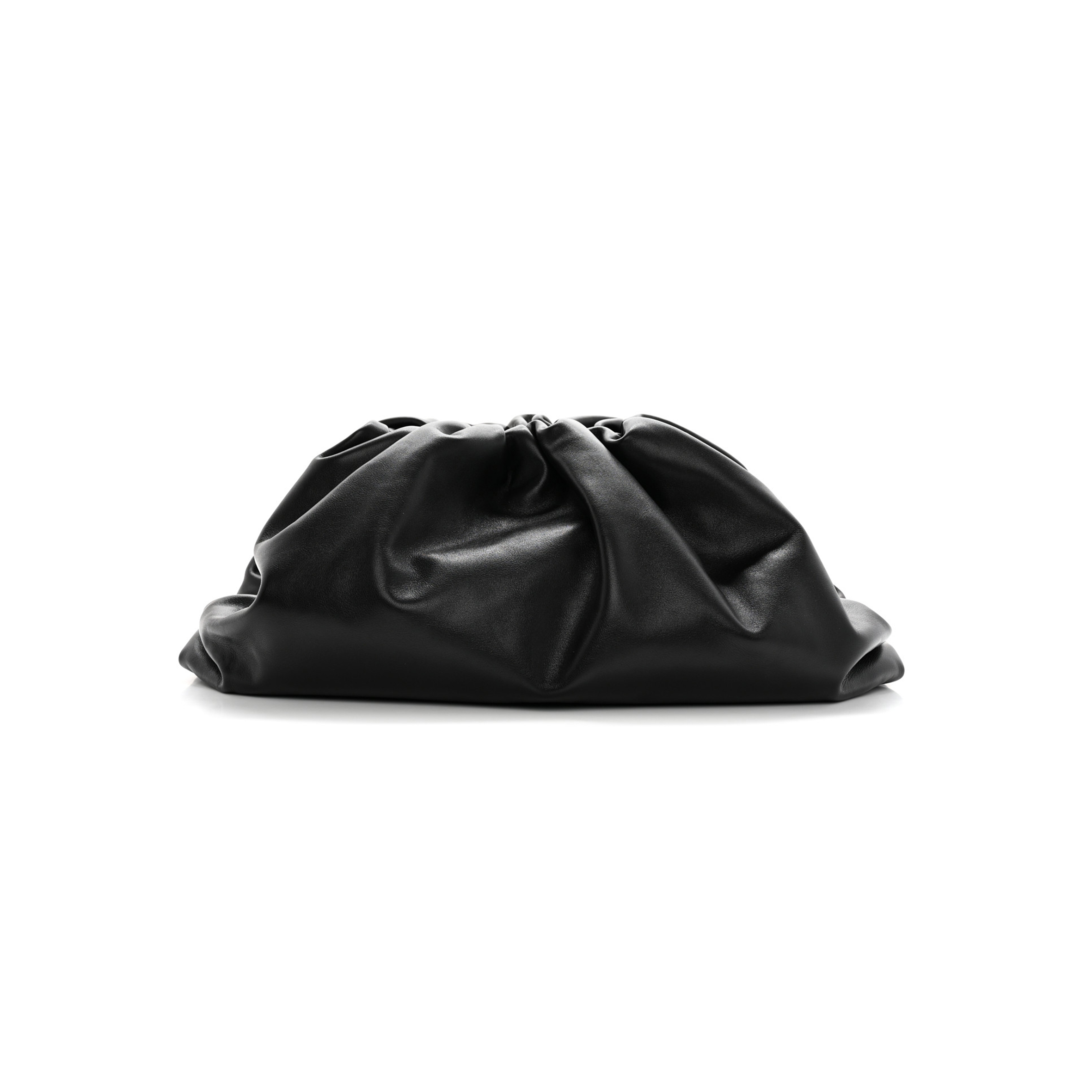 bo*te*ga Ve*ne*ta smooth butter calf the pouch oversized clutch black  (38*18*8cm)