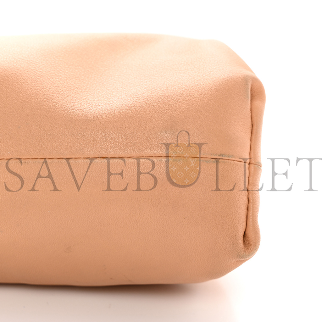 bo*te*ga Ve*ne*ta calfskin teen pouch almond (29*18*8cm)
