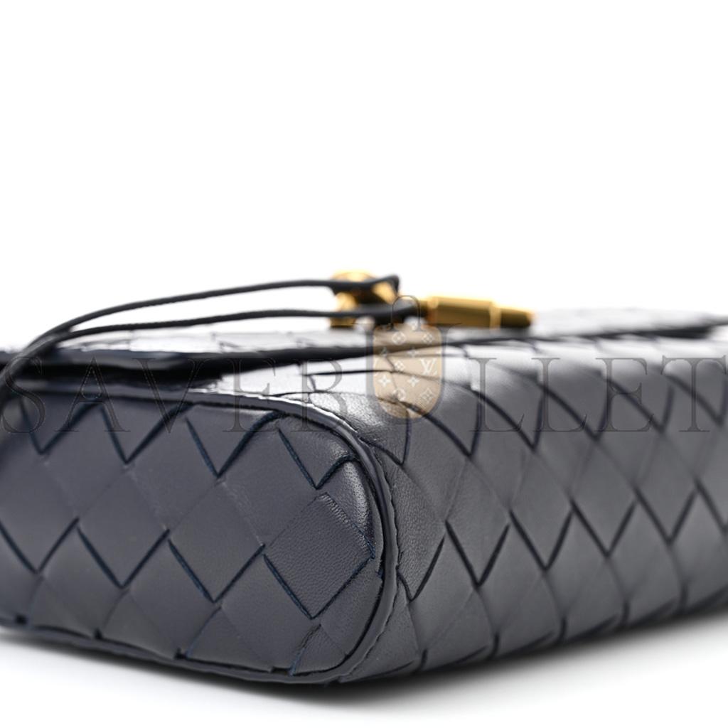 bo*te*ga Ve*ne*ta nappa intrecciato mini andiamo crossbody bag space  (22*13*5cm)