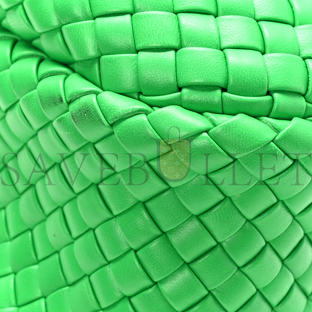 bo*te*ga Ve*ne*ta rubber padded intrecciato mini jodie parakeet  (25*15*8cm)