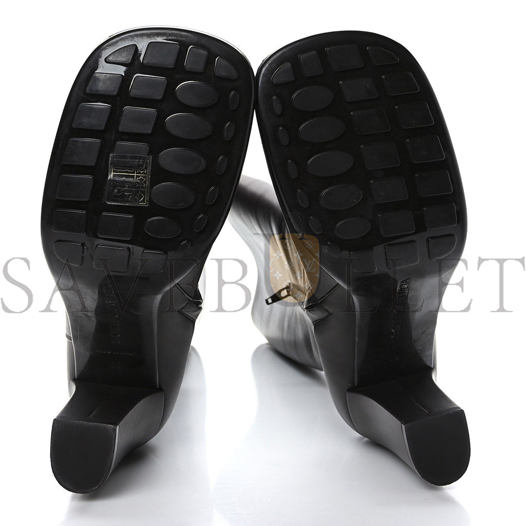 bo*te*ga Ve*ne*ta calfskin storm knee high boots 39 fondant
