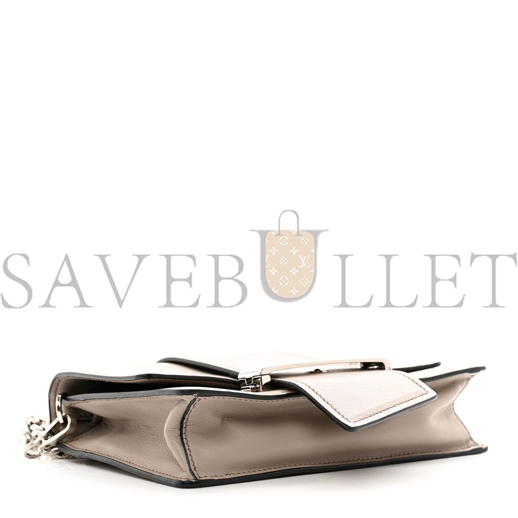 Pra*a city calf ribbon bag pomice (19*13*5cm)