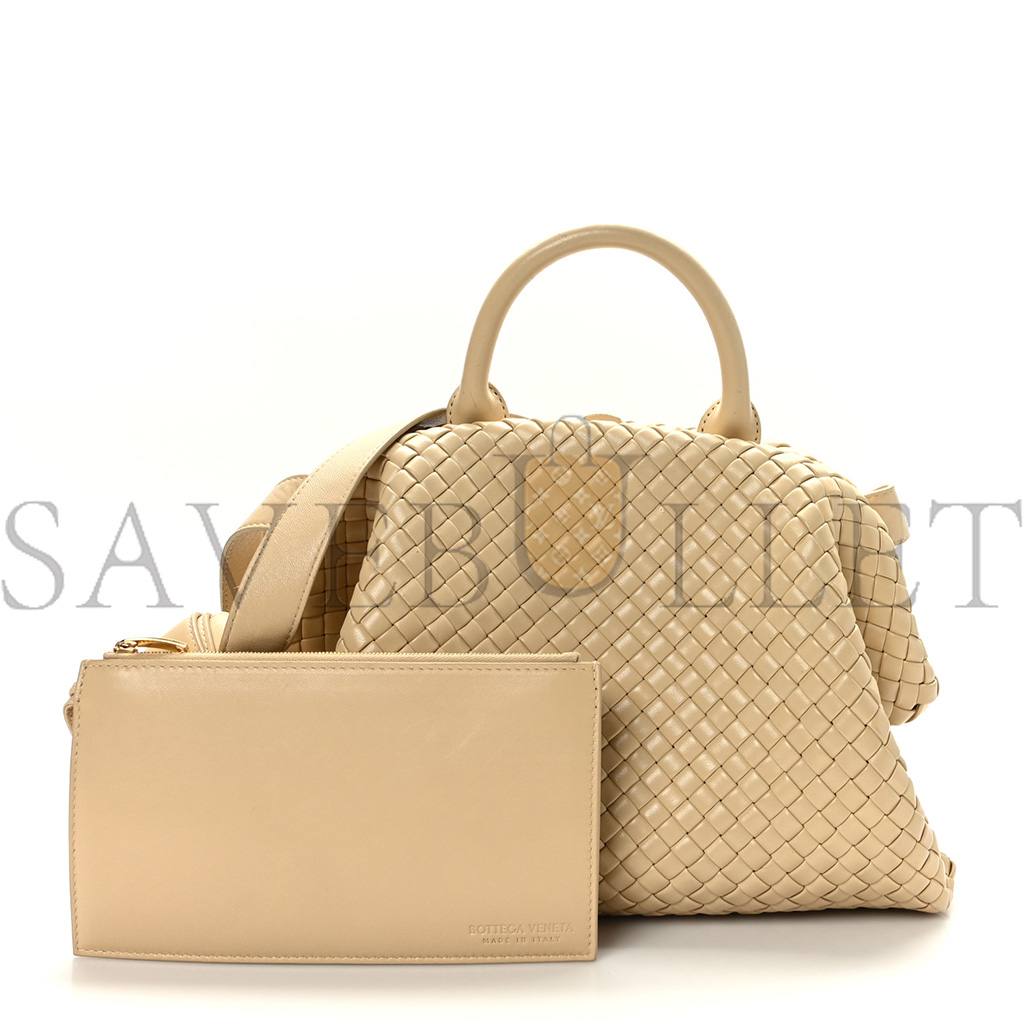 bo*te*ga Ve*ne*ta nappa intrecciato padded the handle tote porridge (37*25*9cm)