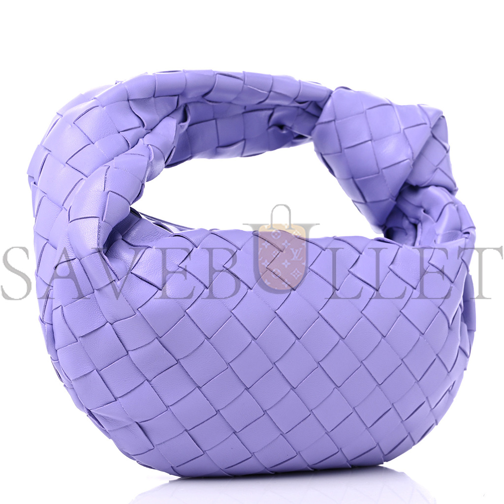 bo*te*ga Ve*ne*ta nappa intrecciato mini jodie lavender  (23*14*6cm)